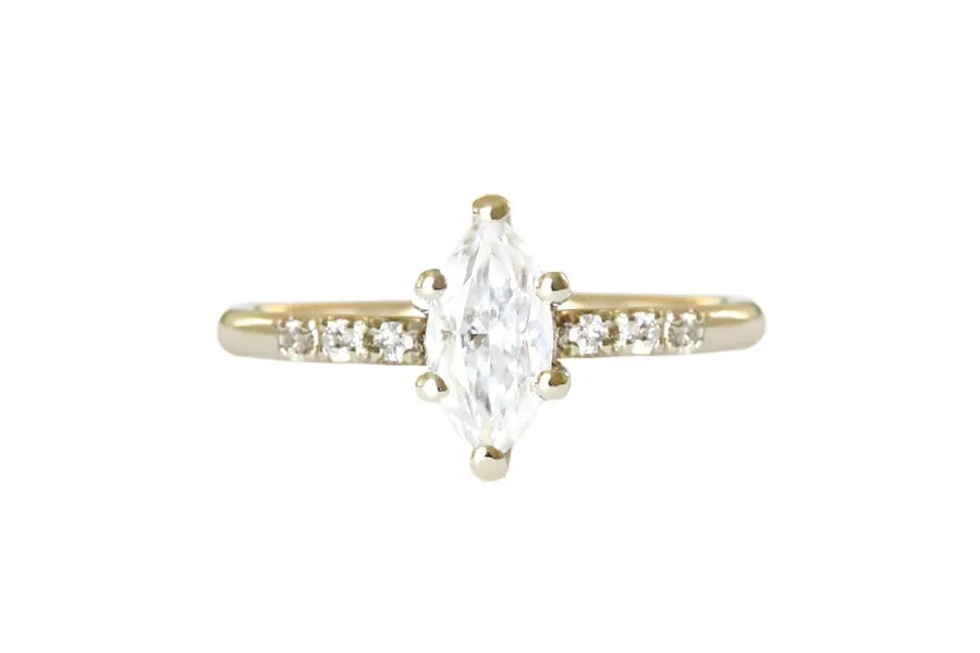 Tryst Marquise Moissanite Ring