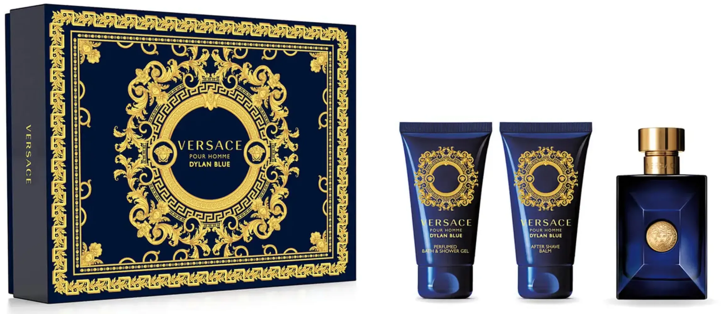 Versace Dylan Blue Edt M 50ml   After Shave Balm 50ml   Shower Gel 50ml Gift Set