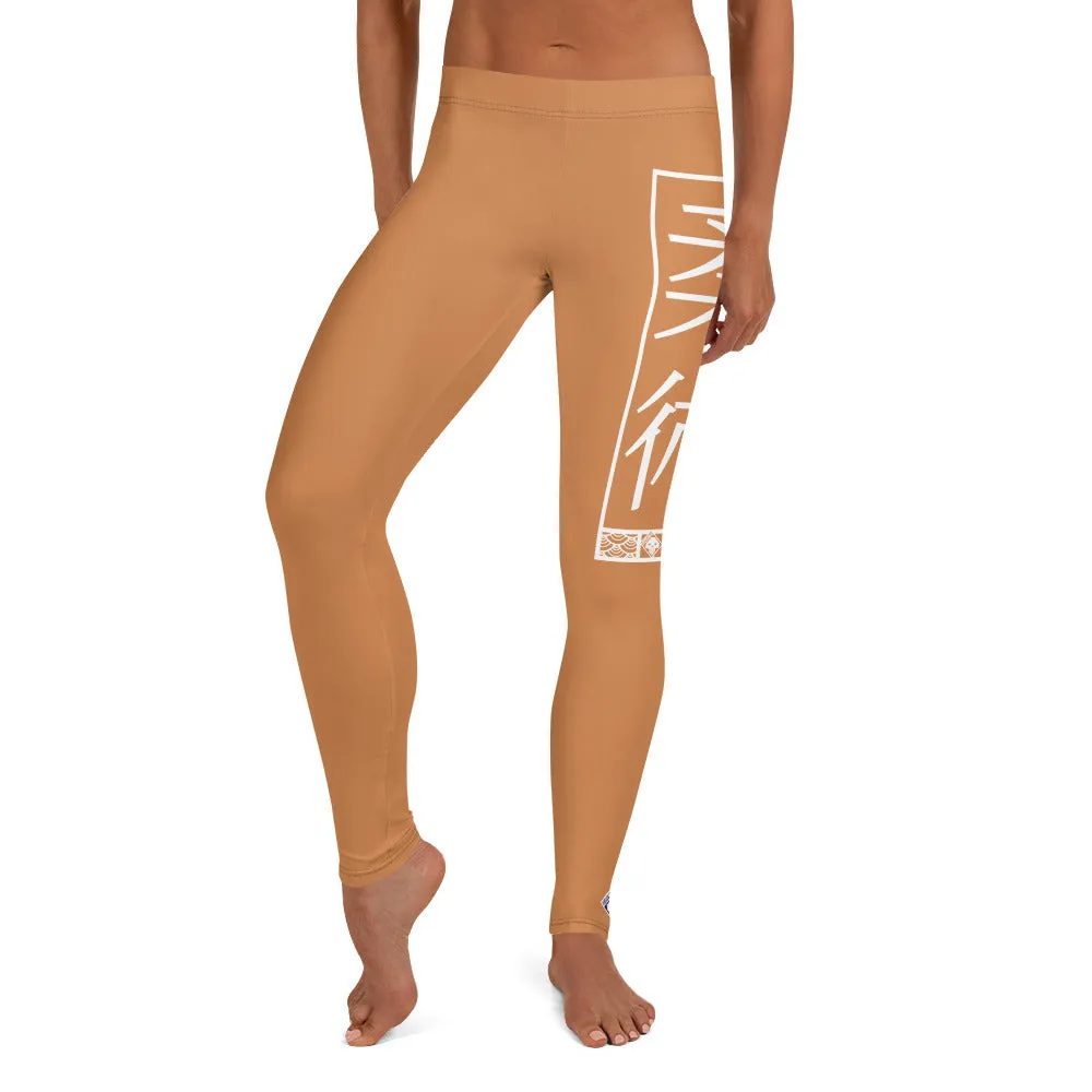 Women's Yoga Pants Workout Leggings For Jiu Jitsu 007 - Raw Sienna