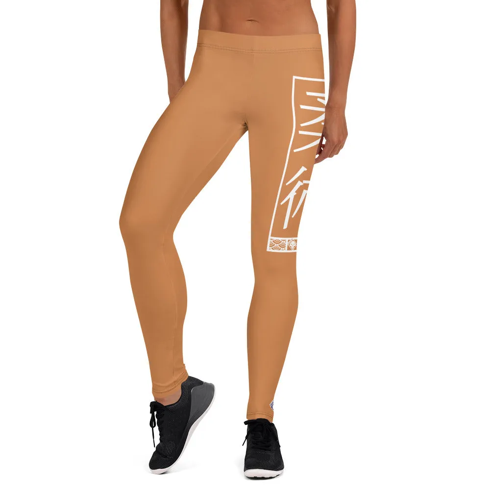 Women's Yoga Pants Workout Leggings For Jiu Jitsu 007 - Raw Sienna