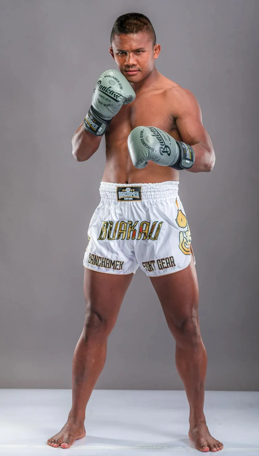 泰拳拳套 Thai Boxing Gloves : Buakaw BGL-W1 Grey